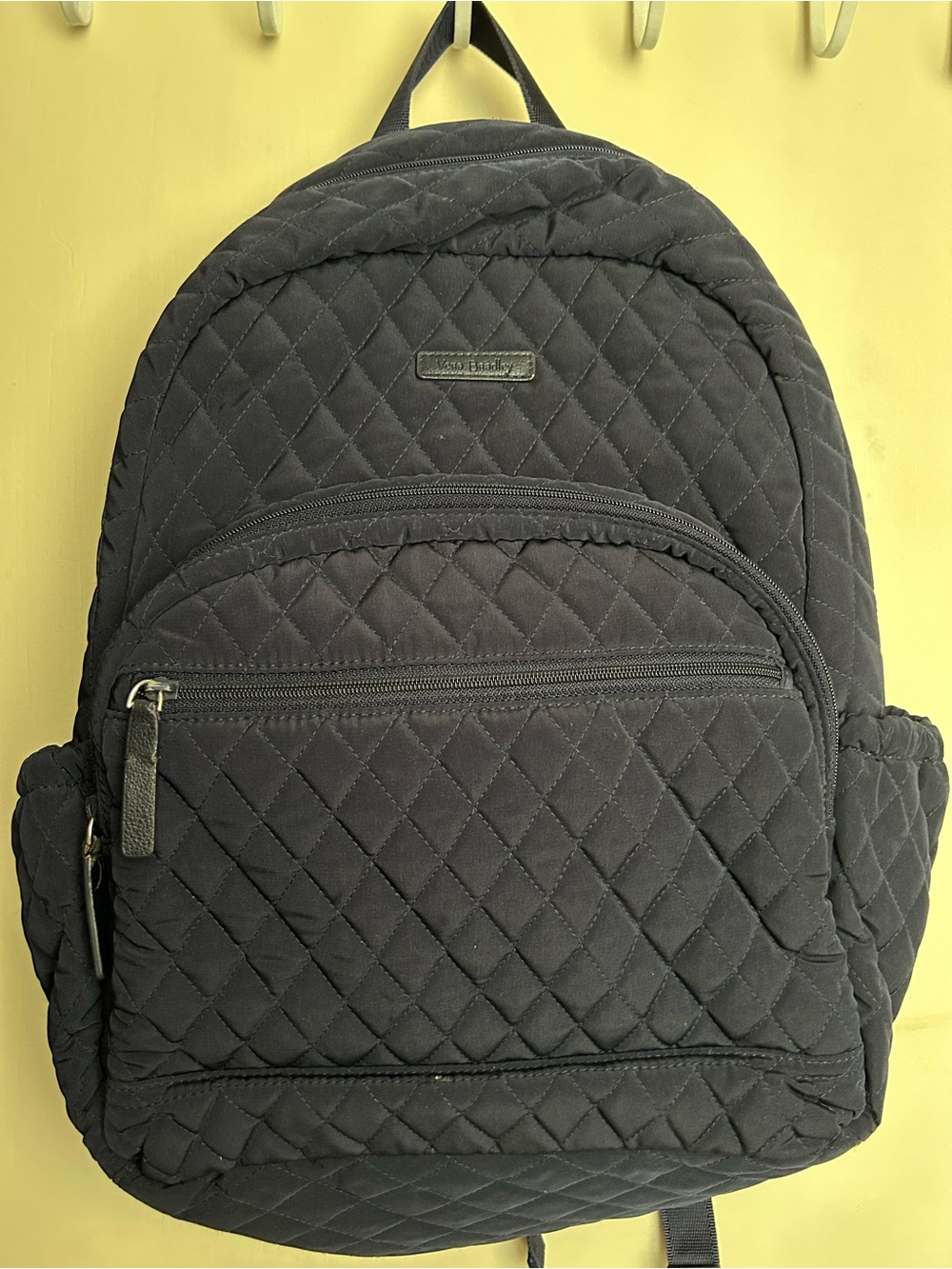Vera Bradley Navy Quilted Backpack